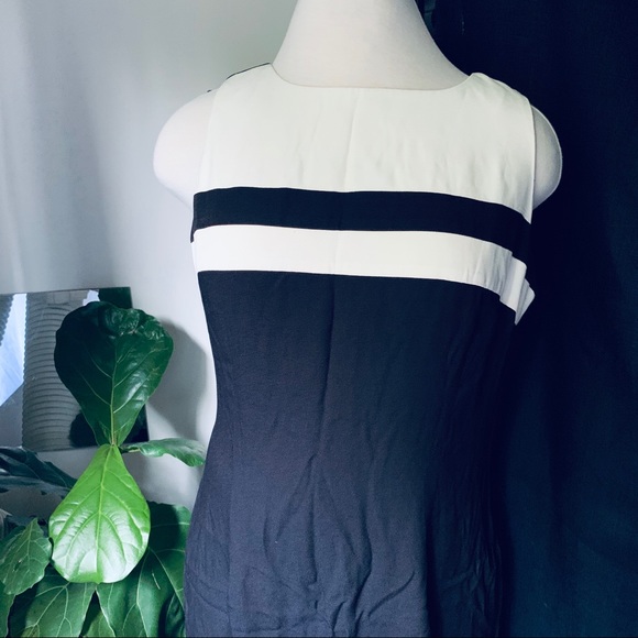 NWT S.L. Fashions 2 Tone Column Dress - Picture 1 of 2